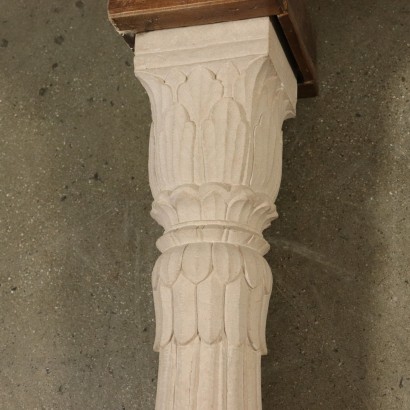 Pair of Columns with Stone Shelves Italy 20th Century