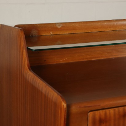 Chest of Drawers Mahogany Veneer Vintage Italy 1950s-1960s