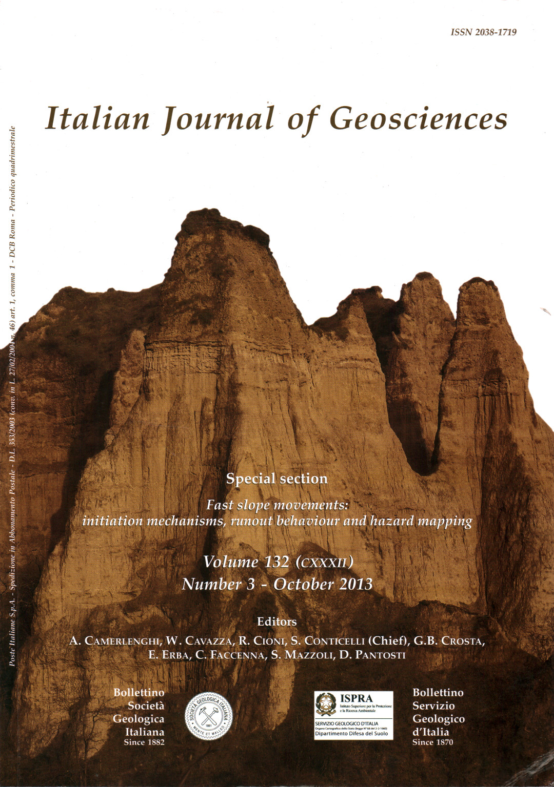 Italian Journal of Geosciences-Bollettino della So, s.a.