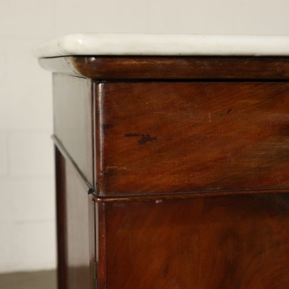 English Cabinet with Drawers Mahogany Late 1800s