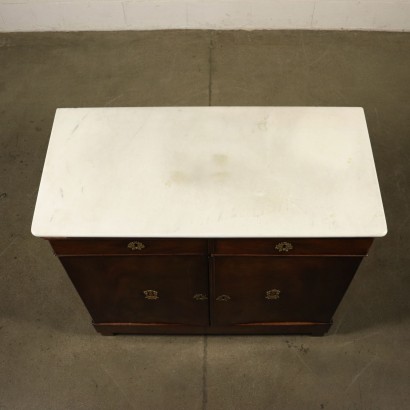 English Cabinet with Drawers Mahogany Late 1800s