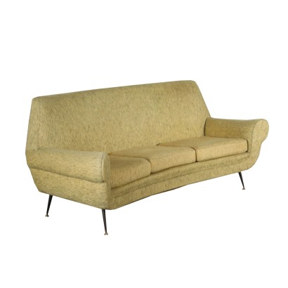 Sofa Schaumpolsterung Stoff Vintage Italien 60er Jahre