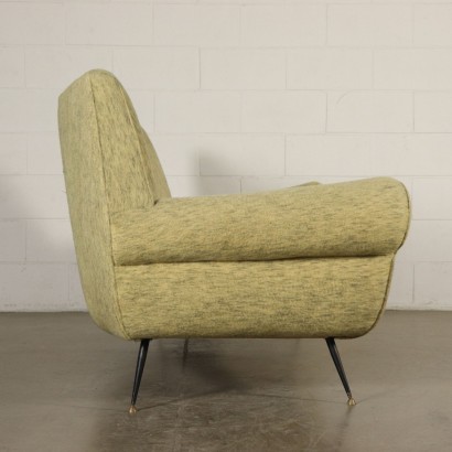 Sofa Schaumpolsterung Stoff Vintage Italien 60er Jahre