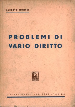 Problemi di vario diritto