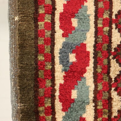 Handmade Ushak Carpet Wool Turkey 1950s-1960s