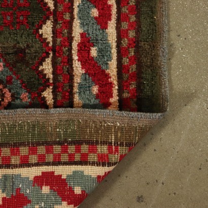 Handmade Ushak Carpet Wool Turkey 1950s-1960s