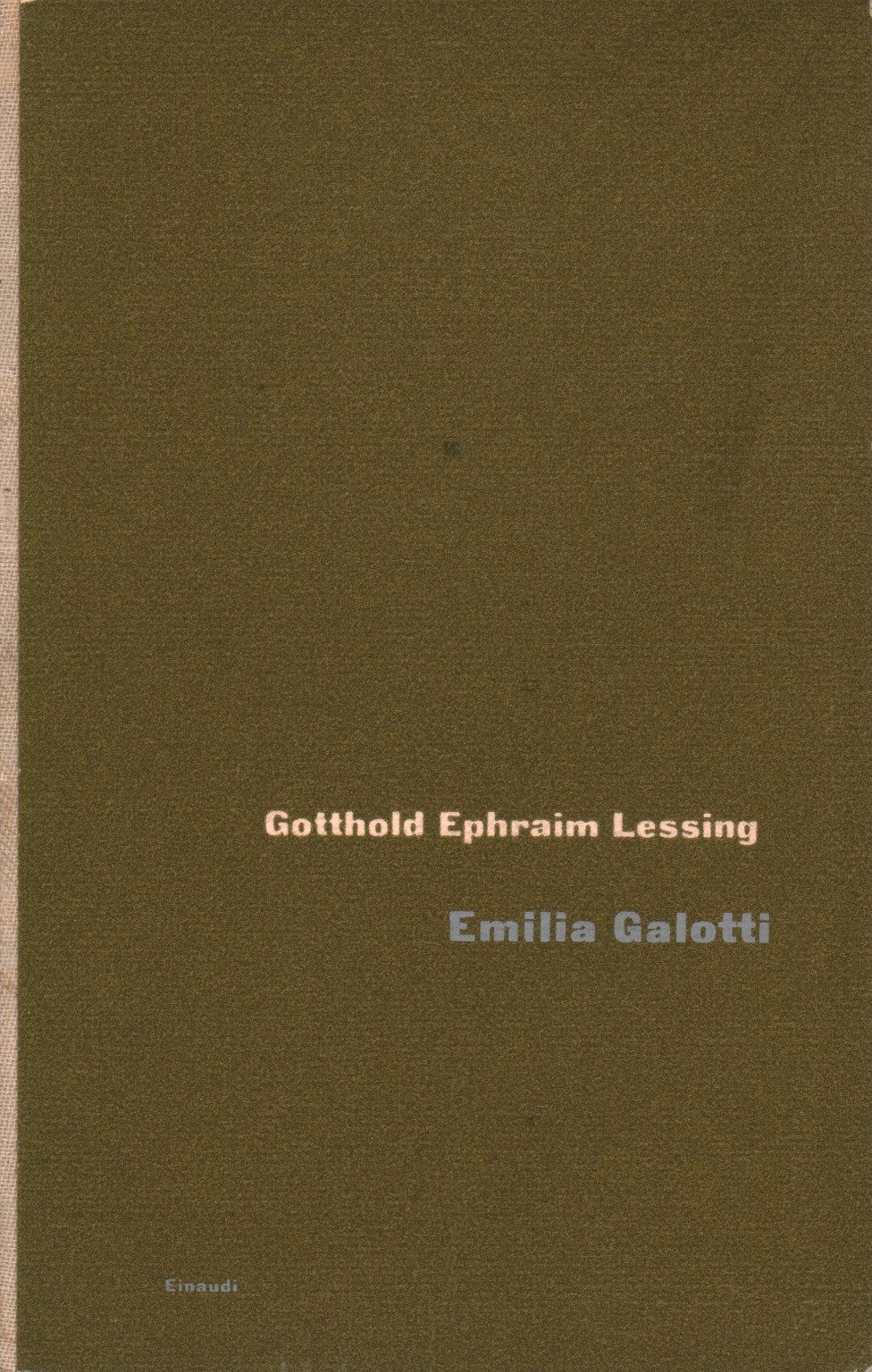 Emilia Galotti, s.una.
