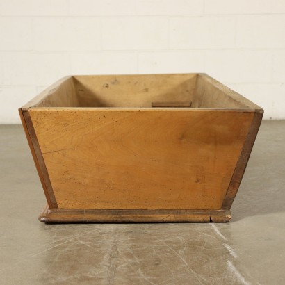 Antique Walnut Flour Bin Italy Late 19th Century