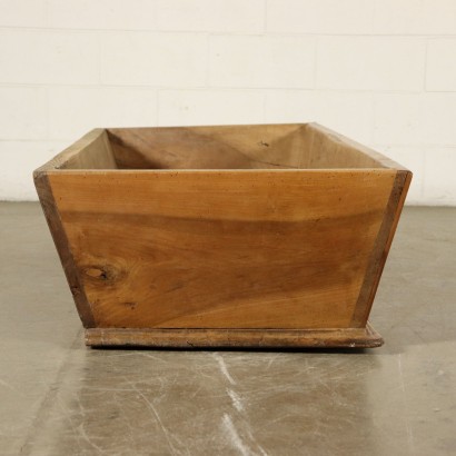 Antique Walnut Flour Bin Italy Late 19th Century