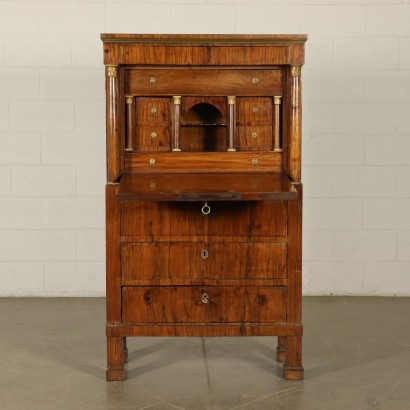 Empire Secretaire Walnut Italy Early 19th century