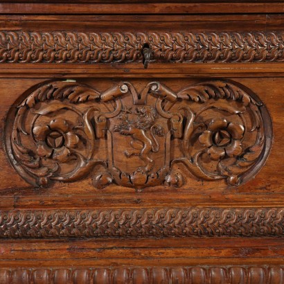 Storage Bench Walnut Italy 18th Century