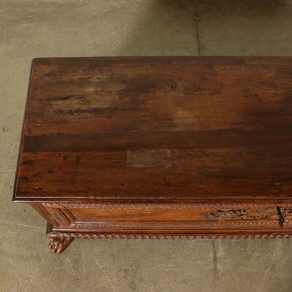 Storage Bench Walnut Italy 18th Century