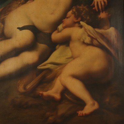 Venus und Amor Ölgemälde 17. Jahrhundert