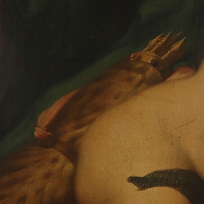 Venus and Cupid spied by a Satyr Painting 18th Century