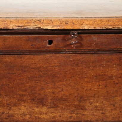 Storage Bench Walnut Boards Italy Late 1700s