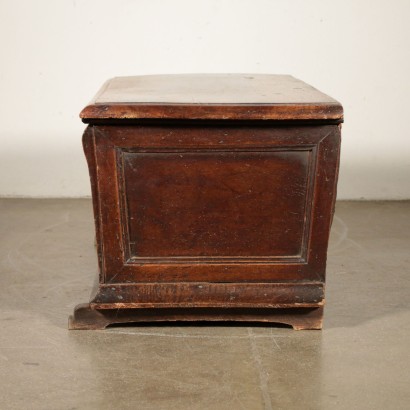 Storage Bench Walnut Boards Italy Late 1700s