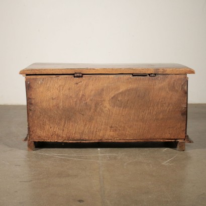 Storage Bench Walnut Boards Italy Late 1700s