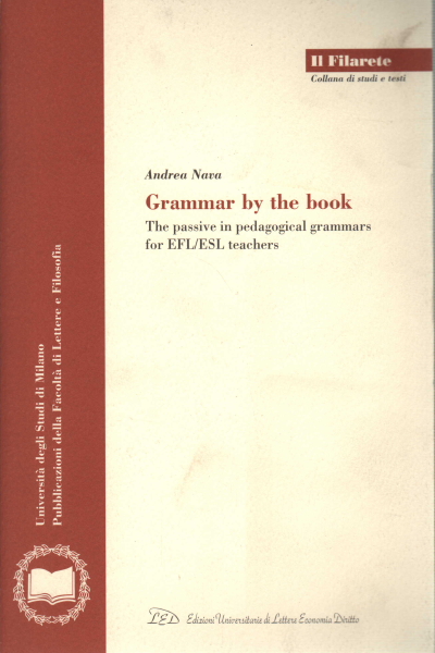 Grammar by the book, Andrea Nava