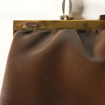 Sac Vintage Cuir Italie Années 1950-1960