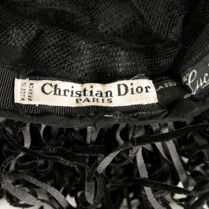 Vintage hat Christian Dior-detail