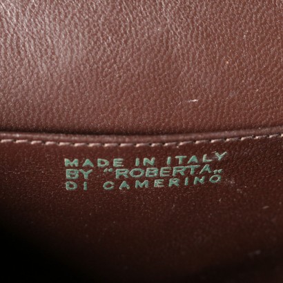 Vintage bag in brown from Roberta di Camerino-particular