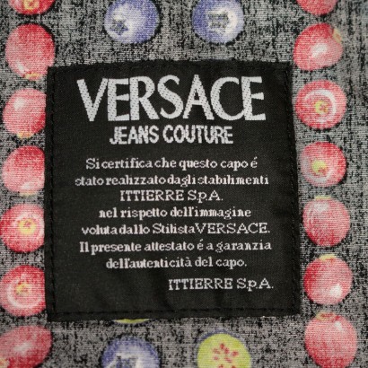 Completo anni 80 Vintage Versace-particolare