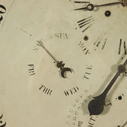 Large Mahogany Wall Clock 19th Century