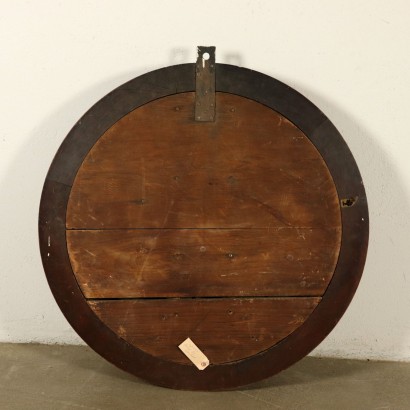 Large Mahogany Wall Clock 19th Century