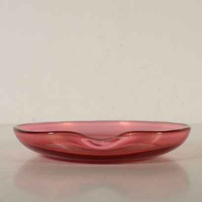 Coin Tray by Archimede Seguso Glass Vintage Italy 1970s