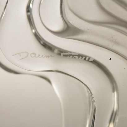 Sculpture Verre Daum Signature France Deuxième moité '900