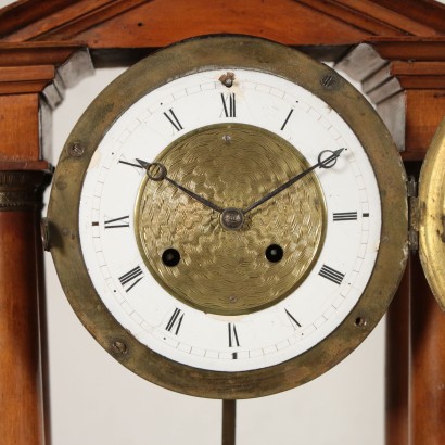 Charles X Portico Clock Bronze Cherry 19th Century