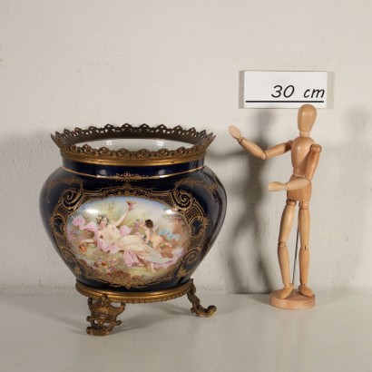 Sèvres Cachepot Vase Porzellan Frankreich 19. Jahrhundert