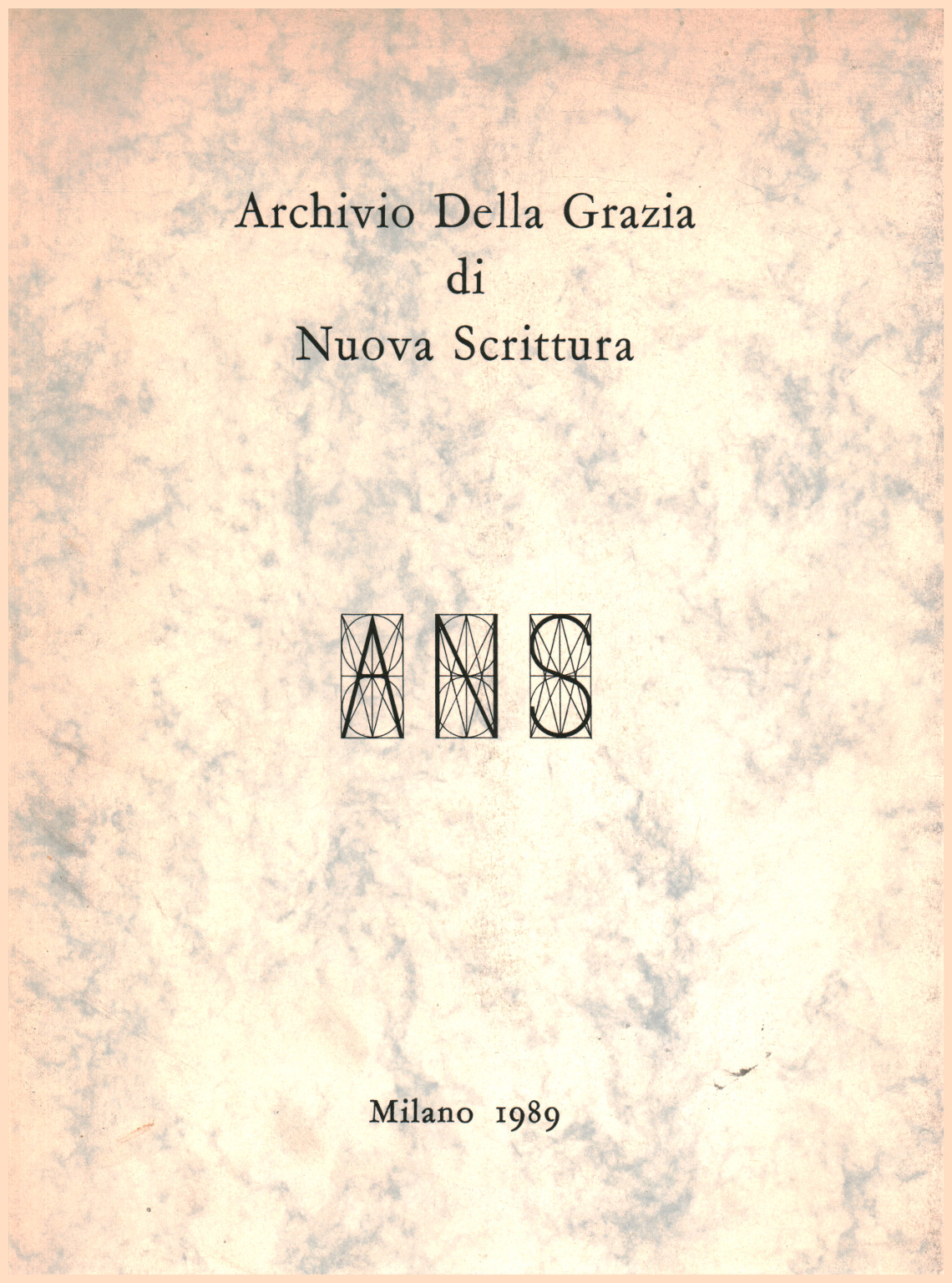 Archivio della grazia di nuova scrittura, s.a.