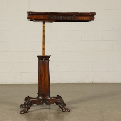 Game Table with Inlays Rosewood Italy 19th Century