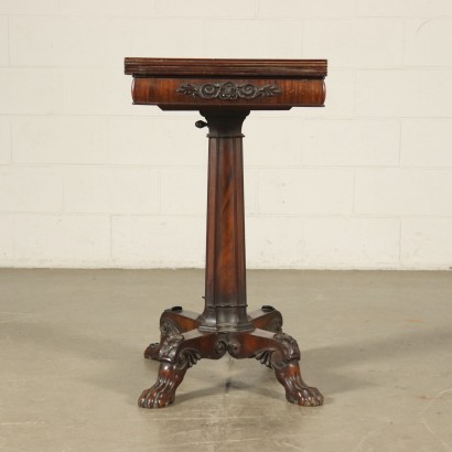 Game Table with Inlays Rosewood Italy 19th Century