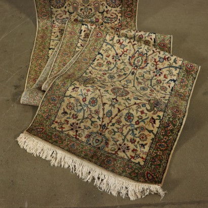 Tapis Jaipur Coton Laine Fabrication manuelle Inde Années 80