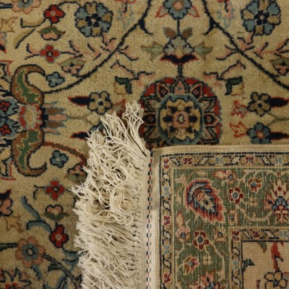 Handmade Jaipur Carpet India Cotton Wool 1980s