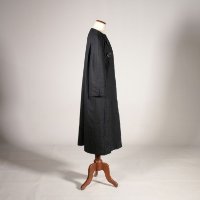 Vintage Mantel Wolle Gr. S Italien 1950er