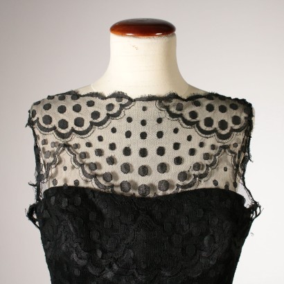 Vintage Curiel Lace Dress Milan Italy 1950s