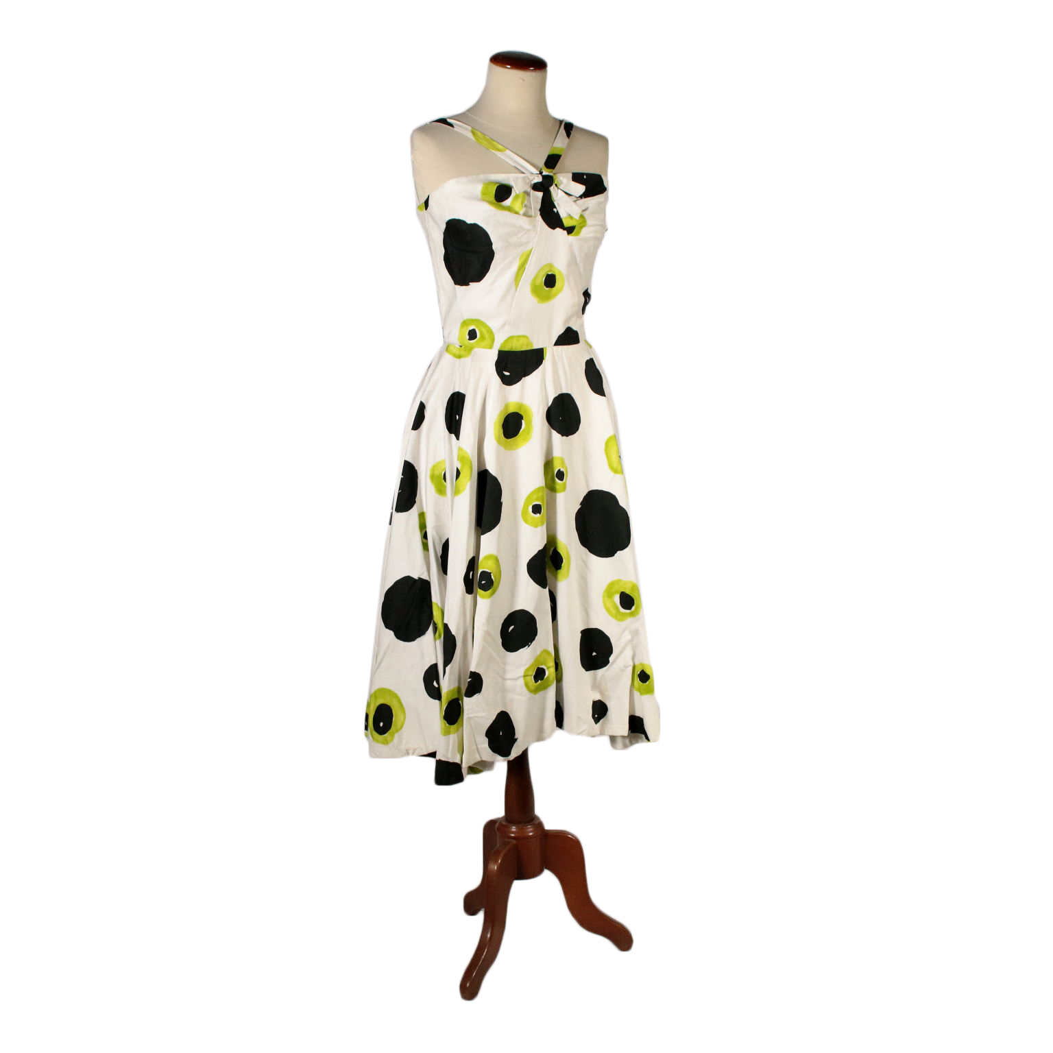 vintage 50s white dress
