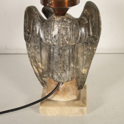 Table Lamp Alabaster Glass Italy First Half of 1900s