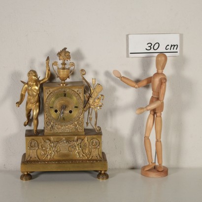 Horloge de Table Carlo X Bronze doré Japy Freres France '800