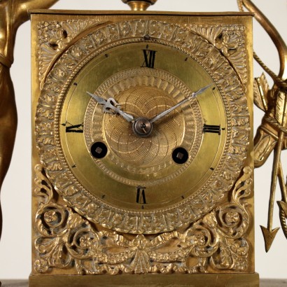 Charles X Table Clock Gilded Bronze France 19th Century