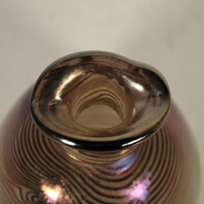 Iridescent Glass Vase Northern Europe 1970s