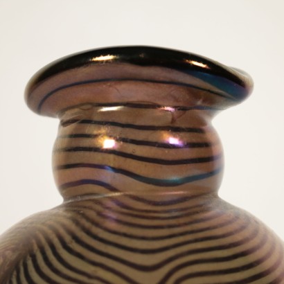 Iridescent Glass Vase Northern Europe 1970s