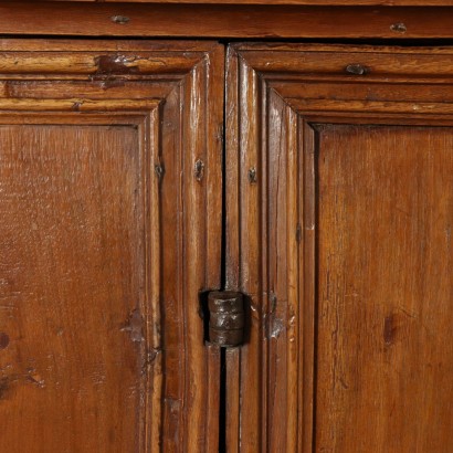 Large Cupboard with Doors Walnut Italy Late 1600s