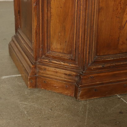 Large Cupboard with Doors Walnut Italy Late 1600s