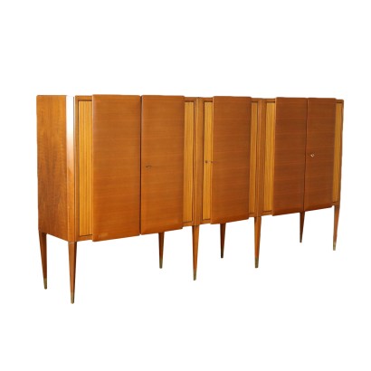 Cabinet Teak Walnut Veneer Vintage Italy 1950s-1960s