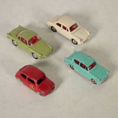 Set Model Cars by Corgi and Dinki toys England Vintage 1960s