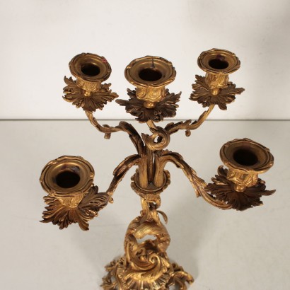 Triptyque Bronze doré Style Rococo Métal émaillé Soncebo2 Swiss '900